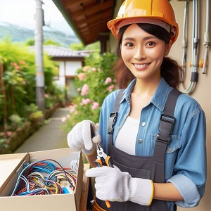 女性電気工事士
